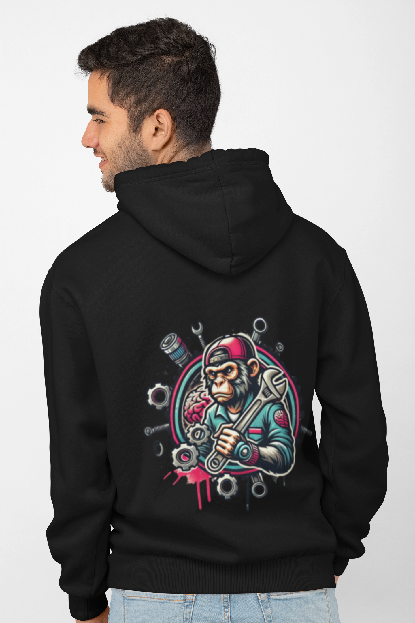 Monkey Brain Unisex Hoodie